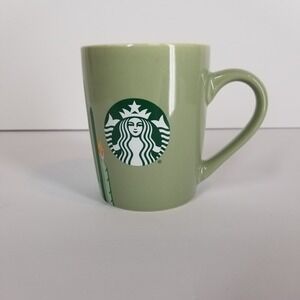 Starbucks 2021 Birthday Candles Print Coffee Mug Cup Green 10 fl oz – Limited Ed